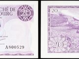 deux images différentes d'un billet de banque violet sur lequel figure l'effigie d'un homme