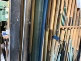 a lot of different types of glass on the floor