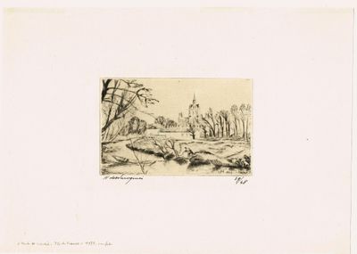 Henri de WAROQUIER (1881-1970, peintre et graveur de l’Ecole…