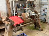 an image of a workbench in a workshop with tools