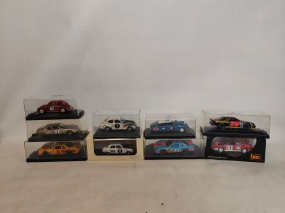 Série de 9 miniatures type Rallye, marques diverses, compren…