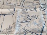 a piece of paper that has a bunch of drawings on it