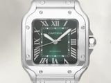 an image of a close up of a wrist watch with roman numerals