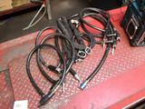 a lot of wires that are sitting on a table