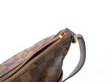 louis vuitton monogram canvas cross body bag in brown