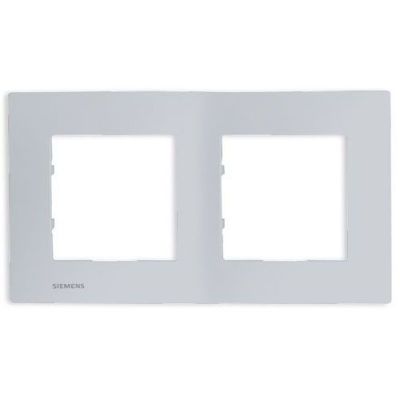 350 / LOT DE 9 : Plaque double appareillage Delta Viva…