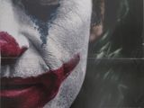 affiche du film Batman sur laquelle est peint le visage du Joker