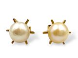 Boucles D'oreilles Homme – Carré Cerf-volant – Finition Or 14K Plaqué – Neuf Avec étiquettes