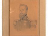 an old picture of a man with a beard and a mustache