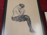 la photo d'une photo représentant un homme assis sur une chaise