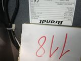 a sign on the back of a car that says 8v