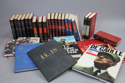 Lot de livres sur l'histoire.
