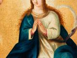 an image of a painting of a woman holding a child