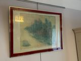 a picture of a picture hanging on the wall