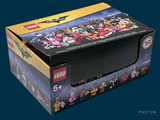 lego batman movie minifigure set in a display box