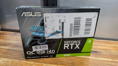asus geforce rtx graphics card in its box