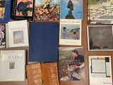 many books that are on the table together
