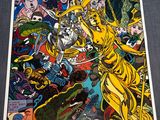 une image représentant une illustration tirée d'une bande dessinée sur laquelle est collé un autocollant