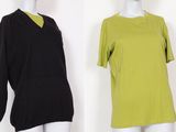 two women ' s sweaters on a mannequin mannequin mannequin mannequin mannequin mannequin mannequin mannequin