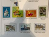 a picture of a book with stamps on it