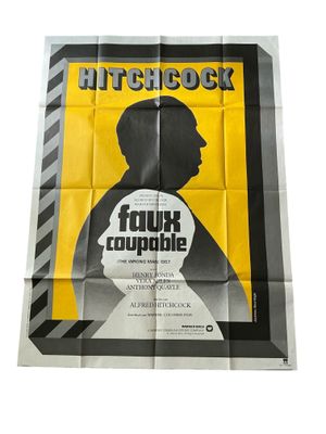 Affiche du film « Faux coupable » de Alfred Hitchcock avec V…