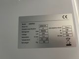 a close up of a label on a machine