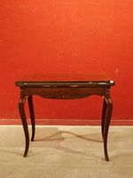 Table à jeux en acajou et placage d'acajou. (photo 4)