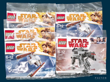 quatre coffrets Lego Star Wars dans le colis