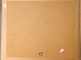 an image of a picture of a piece of cardboard with a ring on it