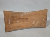 a close up of a piece of wood with a hole in it