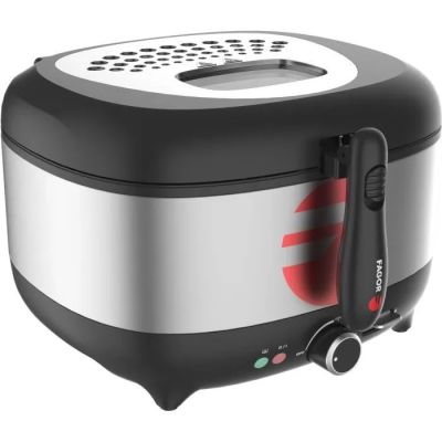 a close up of a black and silver toaster on a white background