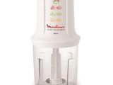 the blender is white and red with a red handle