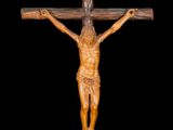an image of a wooden crucif with a cross on top of it