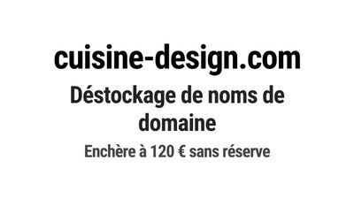 Nom de domaine cuisine-design.com.