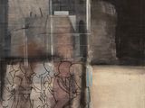 an image of a painting of a group of people on a city street