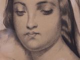 drawing of a woman holding a baby in her arms