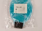 a close up of a plastic bag with a blue substance in it