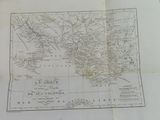 une ancienne carte des etats-unis d'amerique du nord