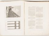 an open book with a picture of a train on it