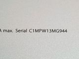 an image of a close up of a laptop screen with the text a max serial cmpw9mg