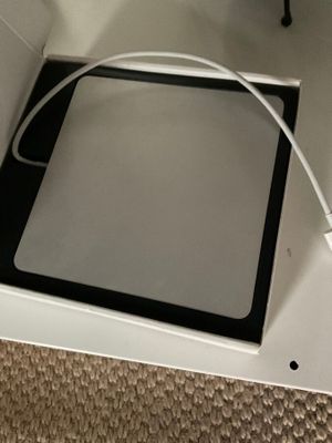 a white box with a black and white picture on it