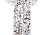 une image représentant une robe blanche ornée d'un motif floral