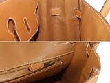 two pictures of the inside of a handbag and the inside of a purse