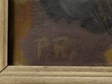 a picture of a painting of a woman in a hat