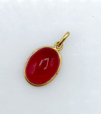 Pendentif or 18 k Poinçon tête d'aigle