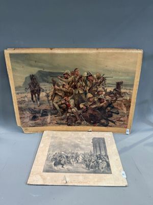 Une gravure en noir LEMARIN Lithographie par C MOTTE