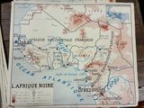 a map of the region of france on a wooden table