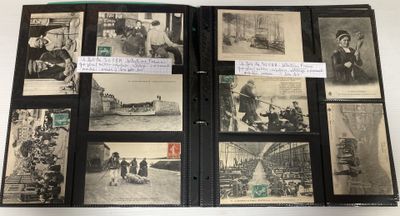 un livre sur lequel figurent plein de vieilles photos