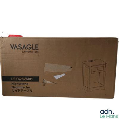 a cardboard box that has a picture of a tv in it