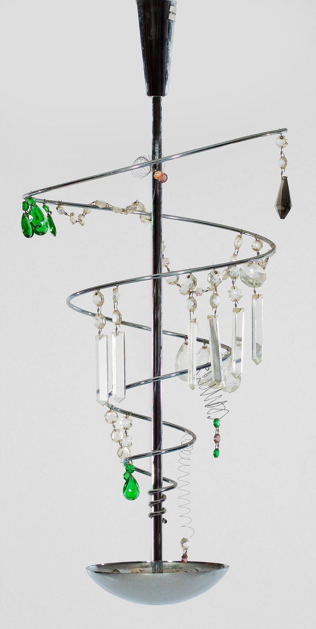 Lampe de chevet moderne d'Artemide 2-flg ; Métal, verchromt …